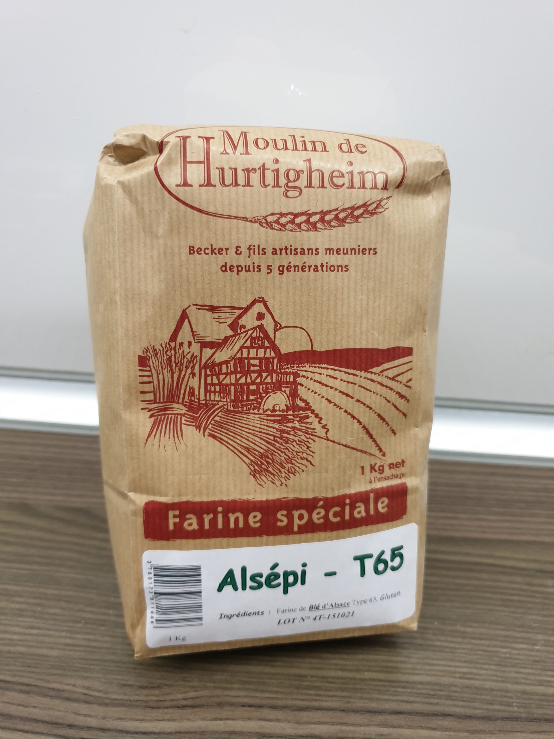 Farine à pain T65 Alsépi - 1kg - Local Shop